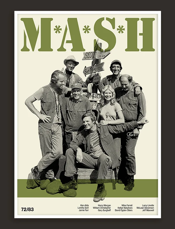 MASH - Retro TV Show Print
