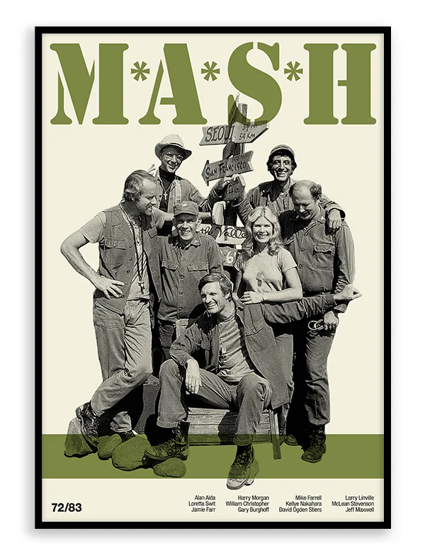 MASH - Retro TV Show Print
