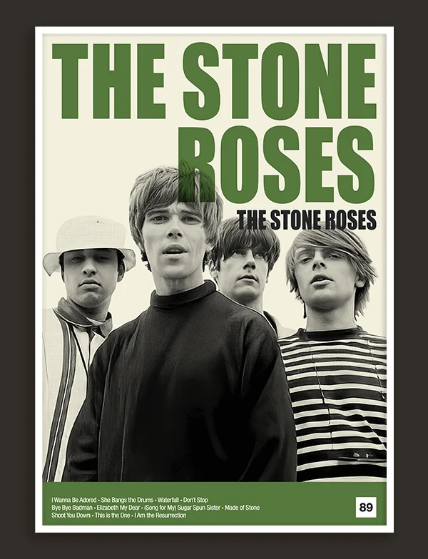The Stone Roses - The Stone Roses - Retro Music Print