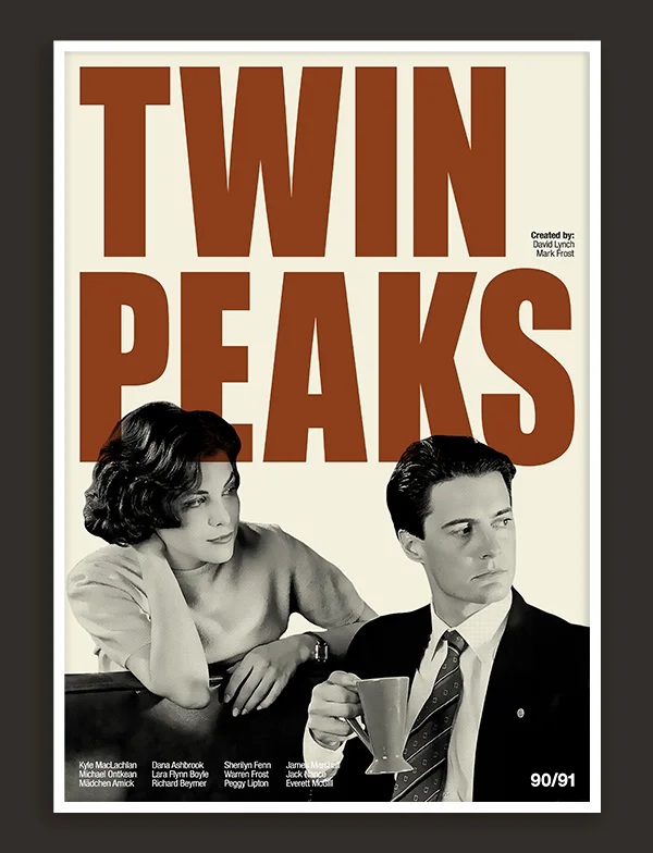 Twin Peaks - Retro TV Show Print