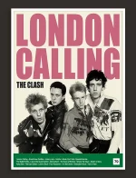 The Clash - London Calling - Retro Music Print