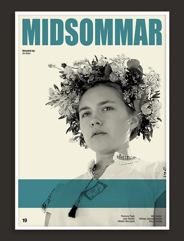 Midsommar - Retro Movie Print