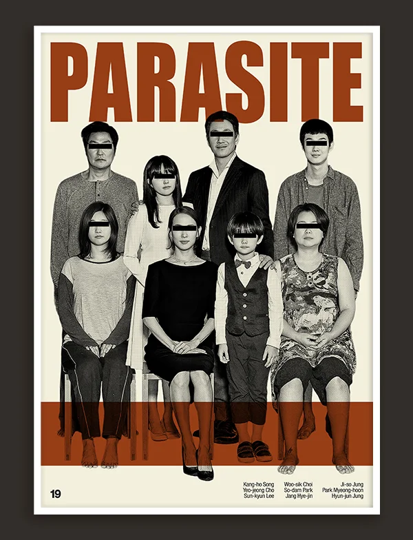 Parasite - Retro Movie Print