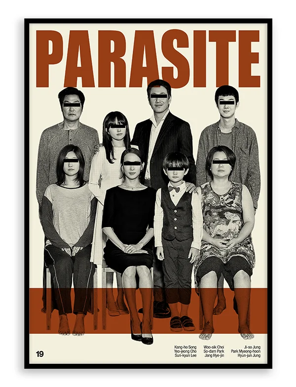 Parasite - Retro Movie Print