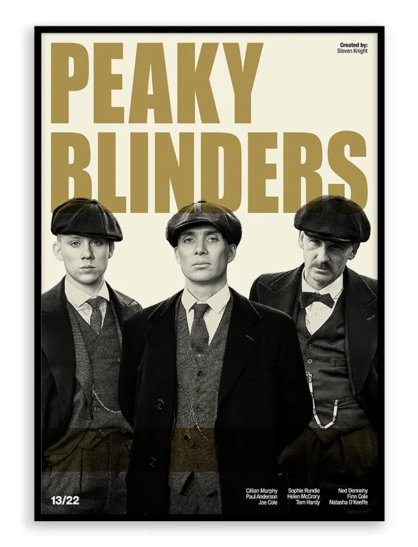 Peaky Blinders - Retro TV Show Print