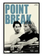 Point Break - Retro Movie Print