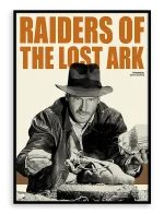 Raiders of the Lost Ark - Retro Movie Print