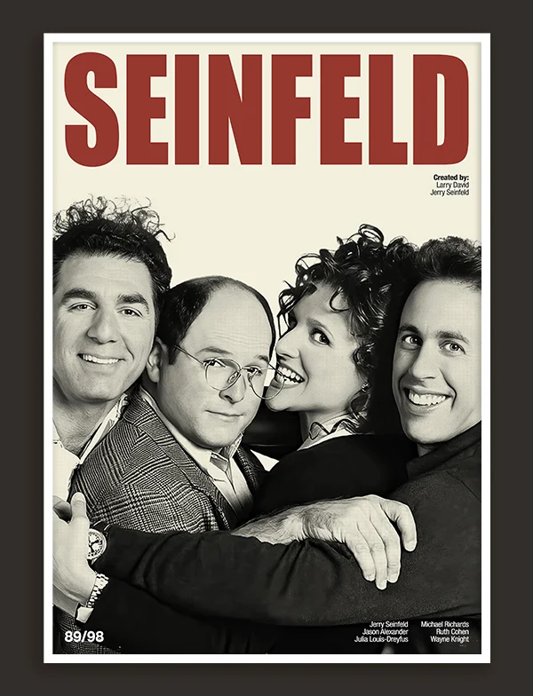 Seinfeld - Retro TV Show Print
