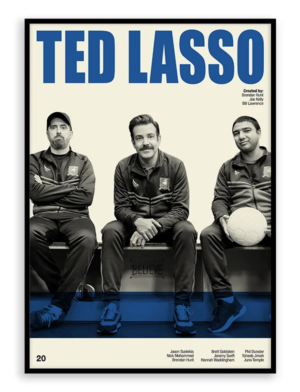 Ted Lasso - Retro TV Show Print