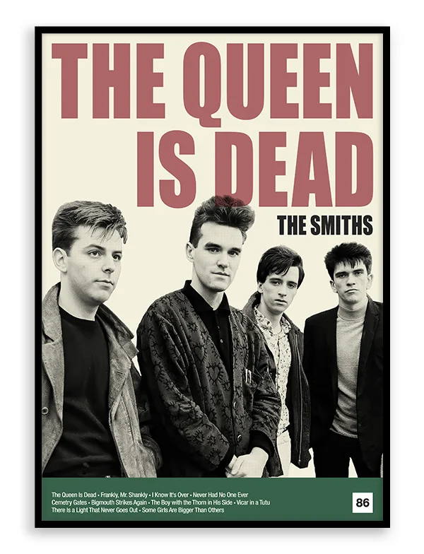 The Smiths - The Queen Is Dead - Retro Music Print