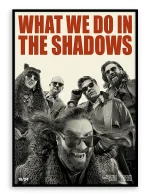 What We Do in the Shadows - Retro TV Show Print