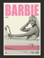 Barbie- Retro Movie Print