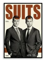 Suits - Retro TV Show Print