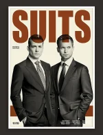 Suits - Retro TV Show Print