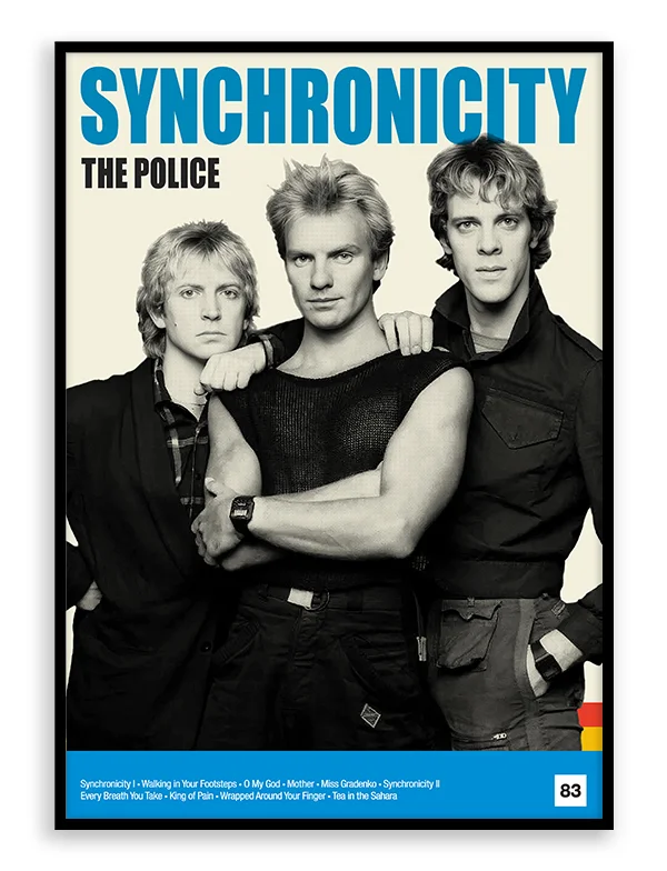 The Police - Synchronicity - Retro Music Print