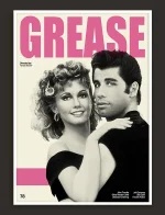 Grease - Retro Movie Print