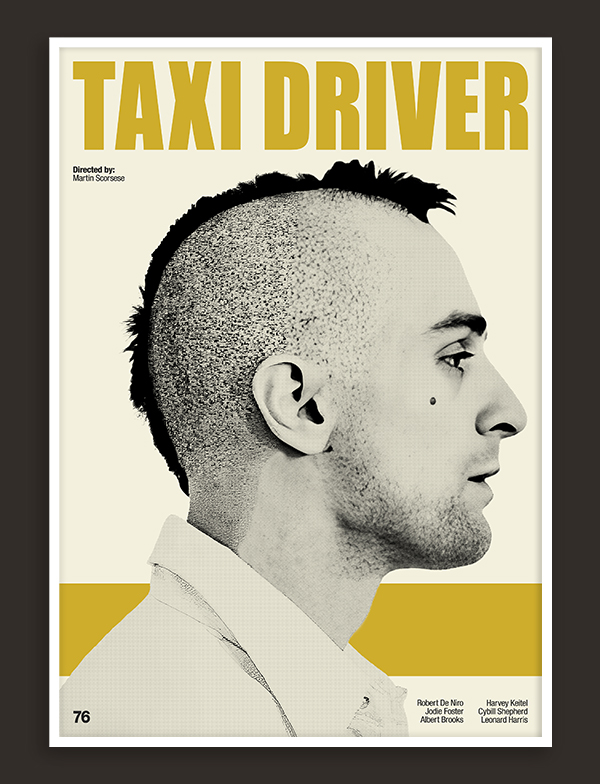 Taxi Driver - Retro Movie Print