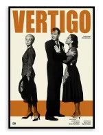 Vertigo - Retro Movie Print