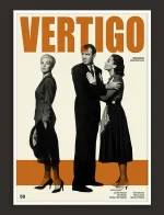 Vertigo - Retro Movie Print