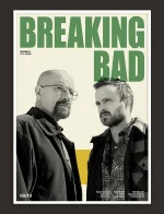 Breaking Bad - Retro TV Show Print