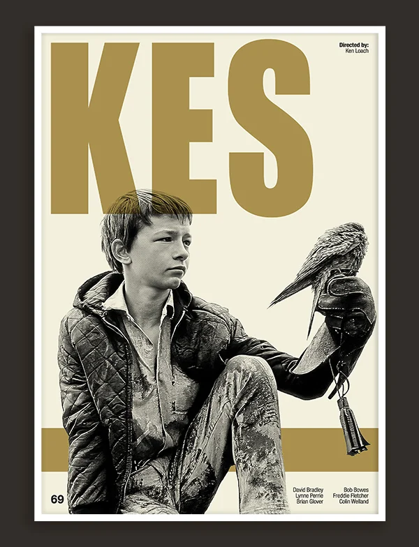 Kes - Retro Movie Print