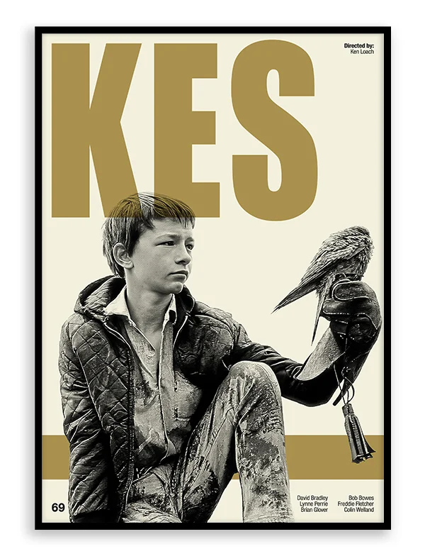 Kes - Retro Movie Print