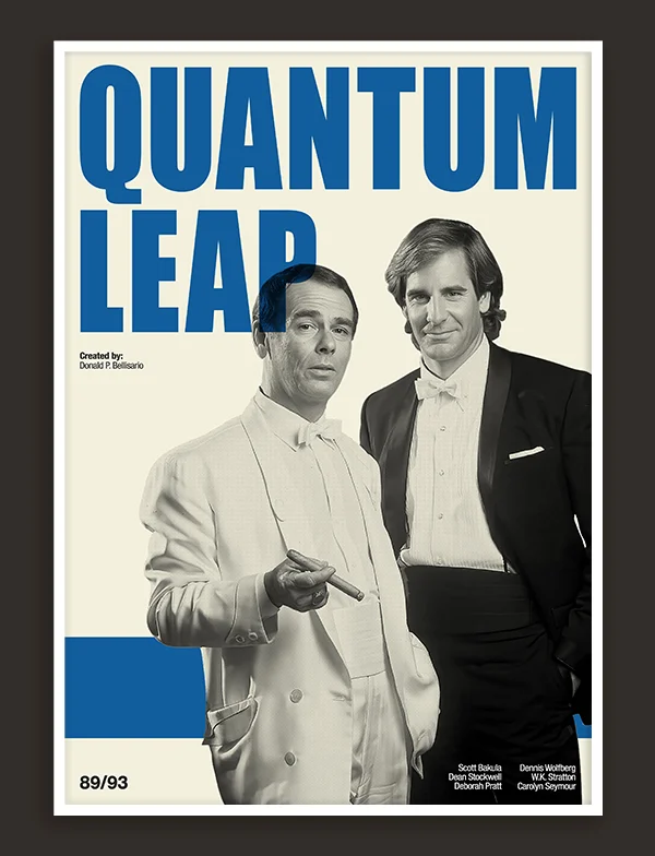 Quantum Leap - Retro TV Show Print