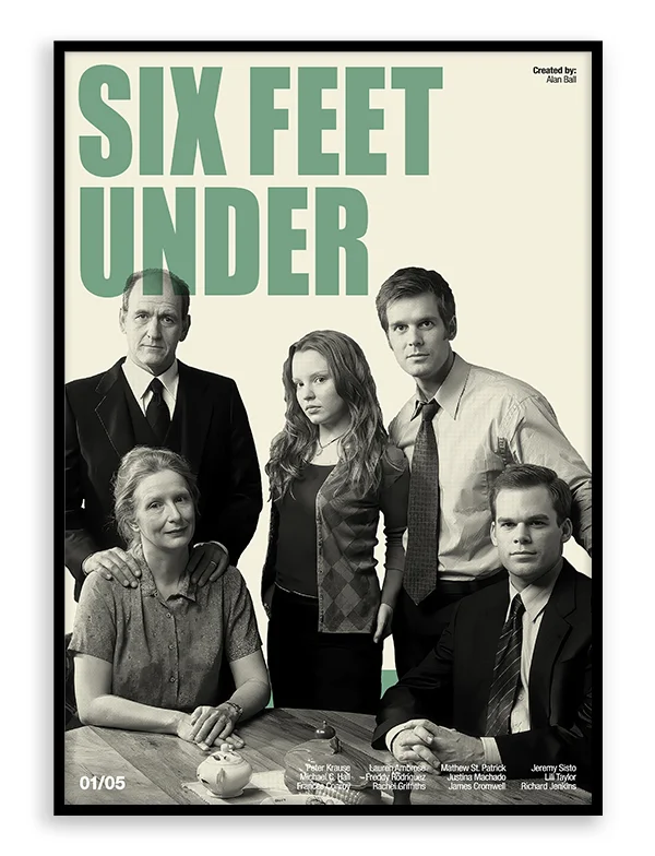 Six Feet Under - Retro TV Show Print