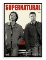 Supernatural - Retro TV Show Print