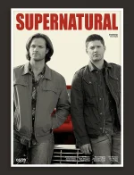 Supernatural - Retro TV Show Print
