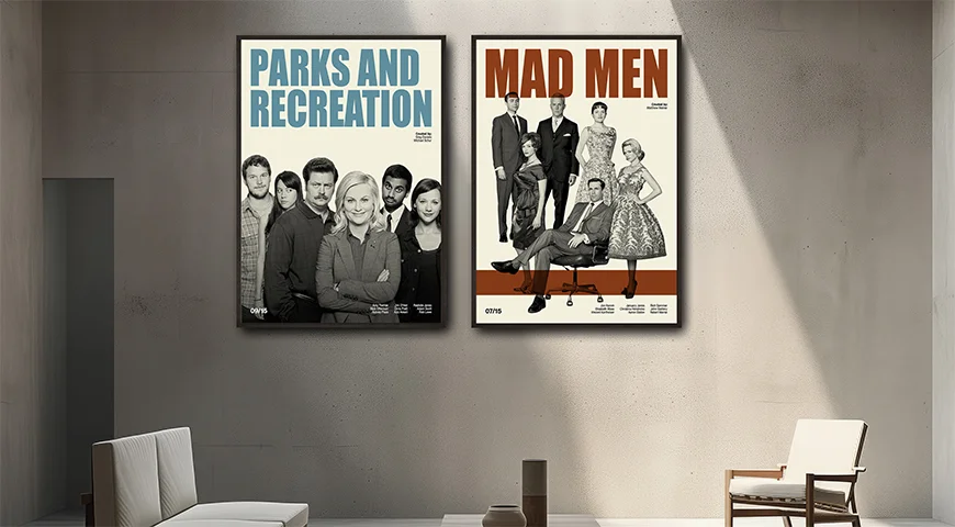 TV Show Posters Home Office Blog