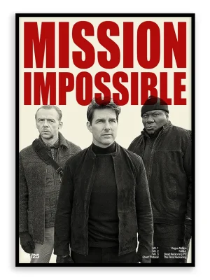 Mission Impossible - Retro Movie Print