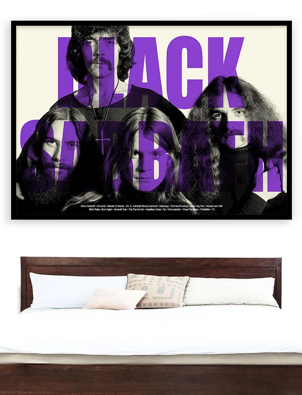 Black Sabbath - Band Print