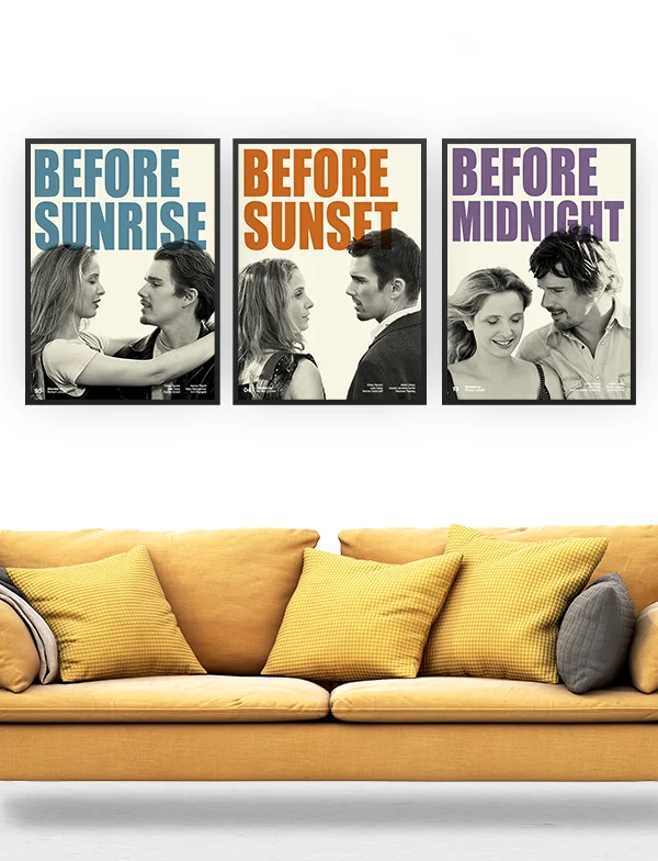 Before Trilogy Set - Retro Movie Prints