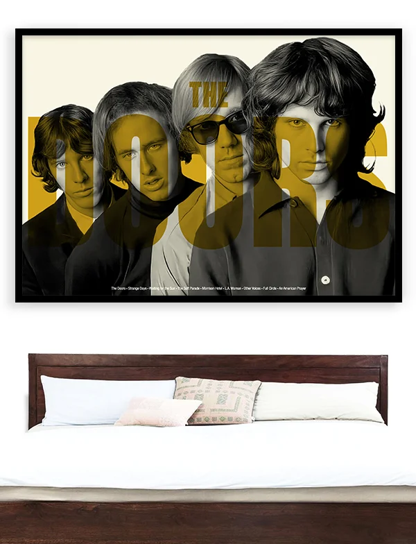 The Doors - Retro Band Print
