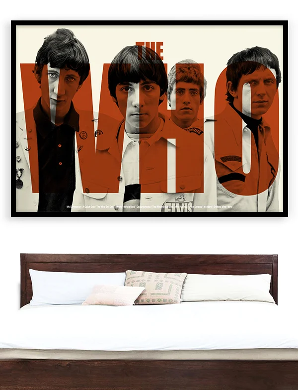 The Who - Retro Band Print
