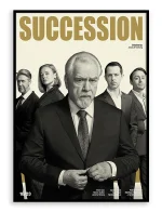 Succession - Retro TV Show Print