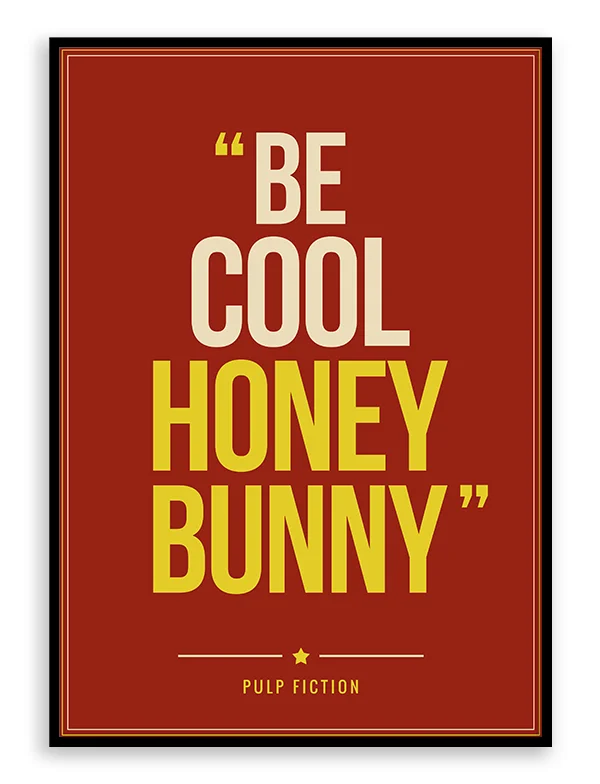 Pulp Fiction - Quote Poster Print