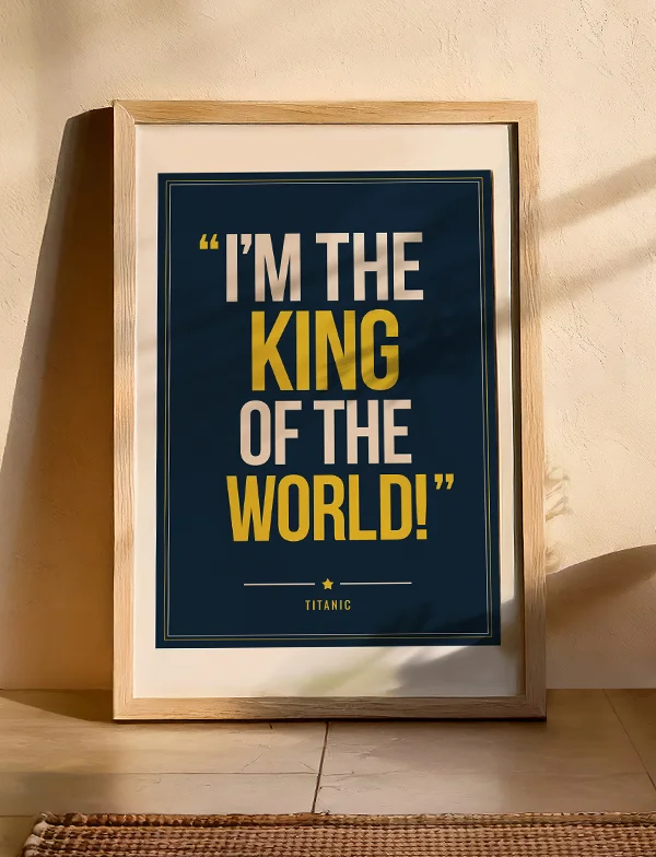 Titanic - Quote Poster Print