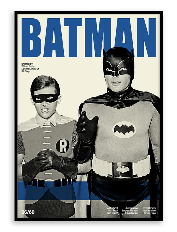 Batman - Retro TV Show Print