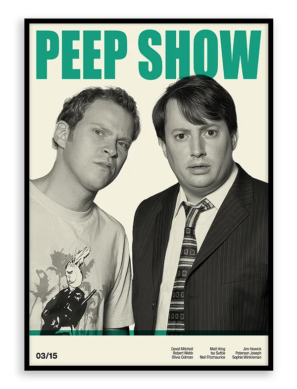 Peep Show - Retro TV Show Print