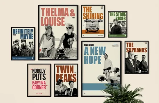 How to Style a Gallery Wall with Movie Prints image