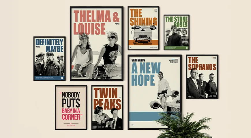 How to Style a Gallery Wall with Movie Prints image
