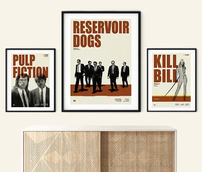 How to style a gallery wall with movie prints image