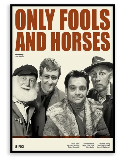 Only Fools and Horses Retro TV Movie Print Poster